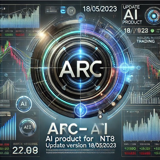 ARC-AI, AI trading, NinjaTrader 8, NT8, automated trading, algorithmic trading, forex trading AI, futures trading AI, risk management, AI-powered trade execution